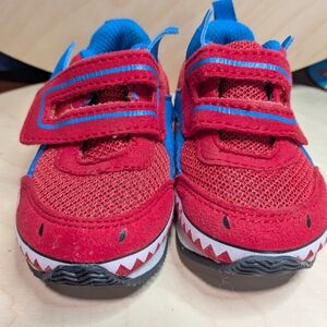 Red and Blue Kids Shoes